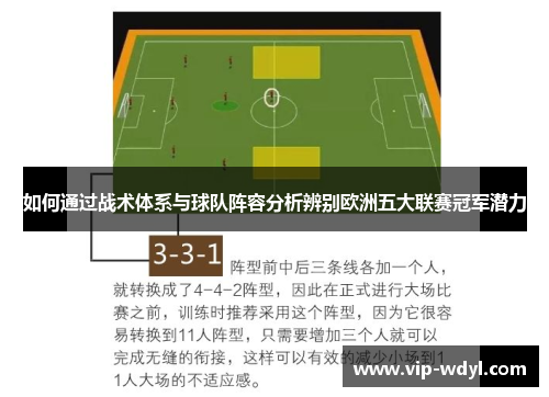 如何通过战术体系与球队阵容分析辨别欧洲五大联赛冠军潜力 如何通过战术体系与球队阵容分析辨别欧洲五大联赛冠军潜力